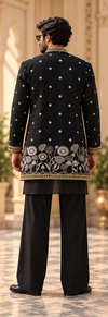 Siah Bundi Kurta Set