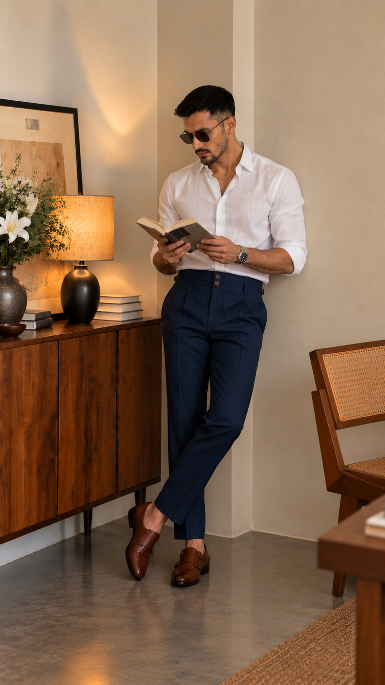 The Regent Trouser — Deep Navy