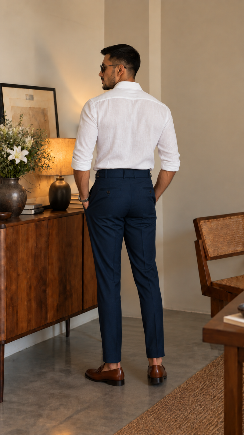 The Regent Trouser — Deep Navy