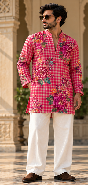 Gulab Floral Kurta Set
