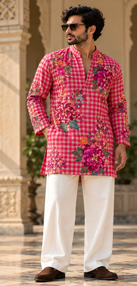 Gulab Floral Kurta Set