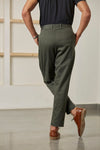 Military Green  Tapered Trouser